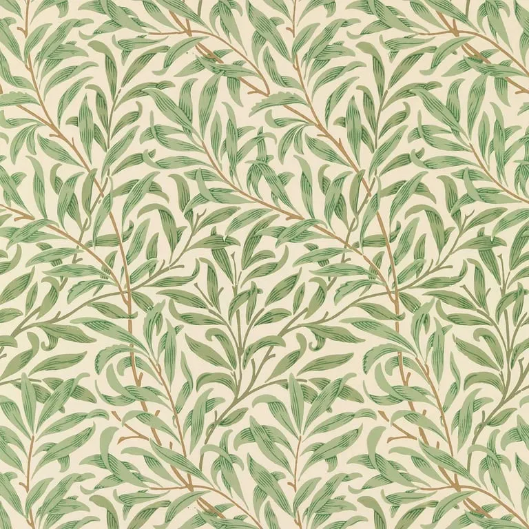 Motif décoratif de saule (William Morris, 1877)