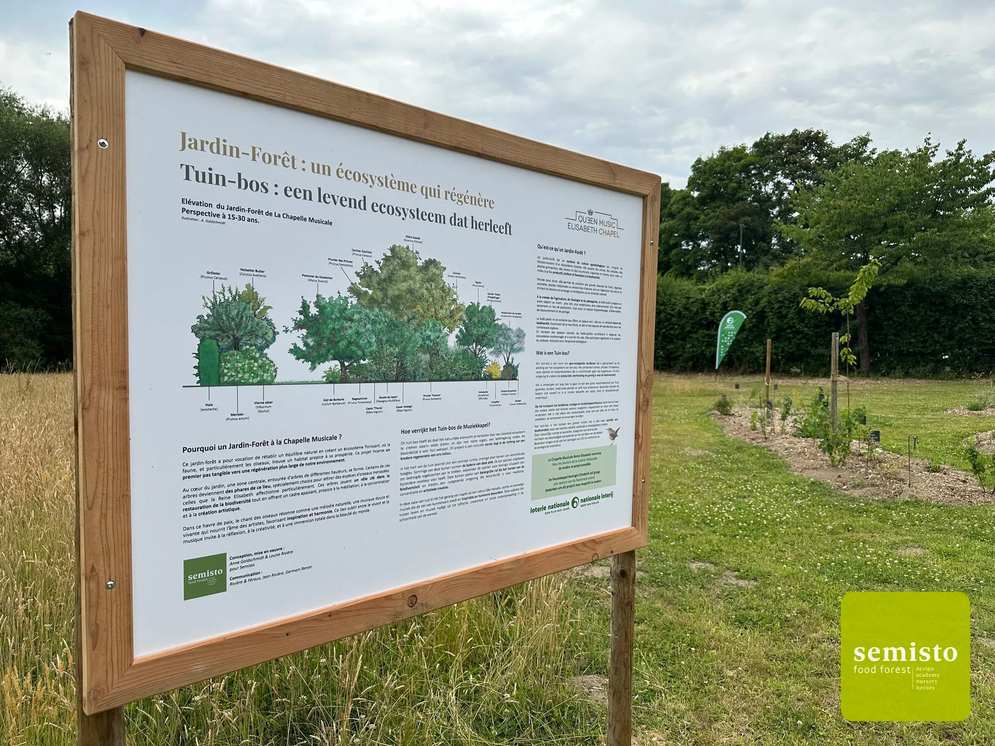Food forest at the Queen Elisabeth Music Chapel — vue 12
