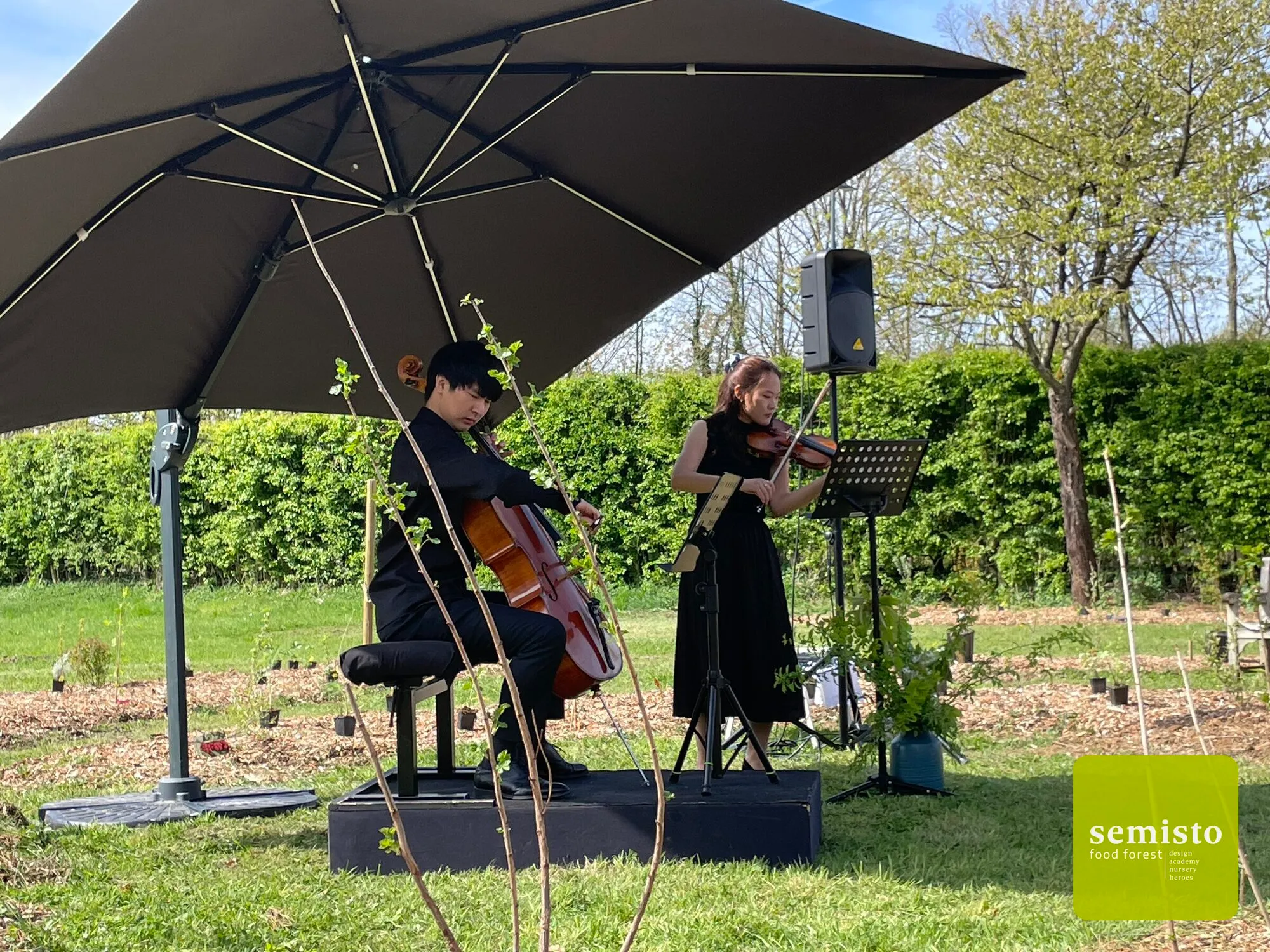 Food forest at the Queen Elisabeth Music Chapel — vue 4